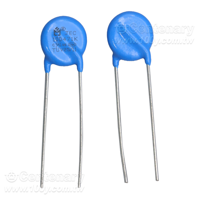 10D系列 壓敏電阻471VlmA - 165307 產品圖片