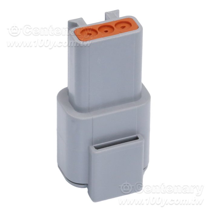 3P公插頭 灰色 P:3.81mm - 165400 產品圖片