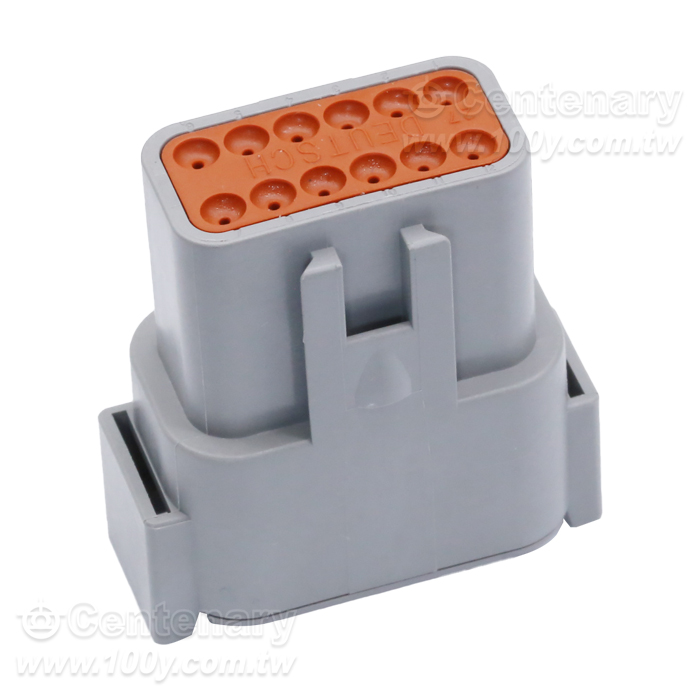 12P公插頭 灰色 P:3.81mm - 165403 產品圖片