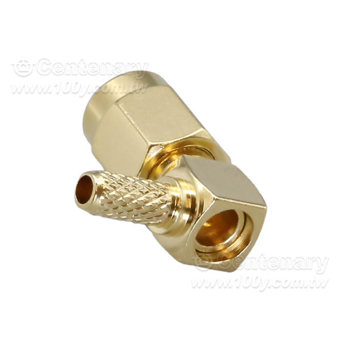 SSMA-C-JW-1.5 SSMA彎公頭直角壓接50-1.5/RG316線 - 165492 產品圖片