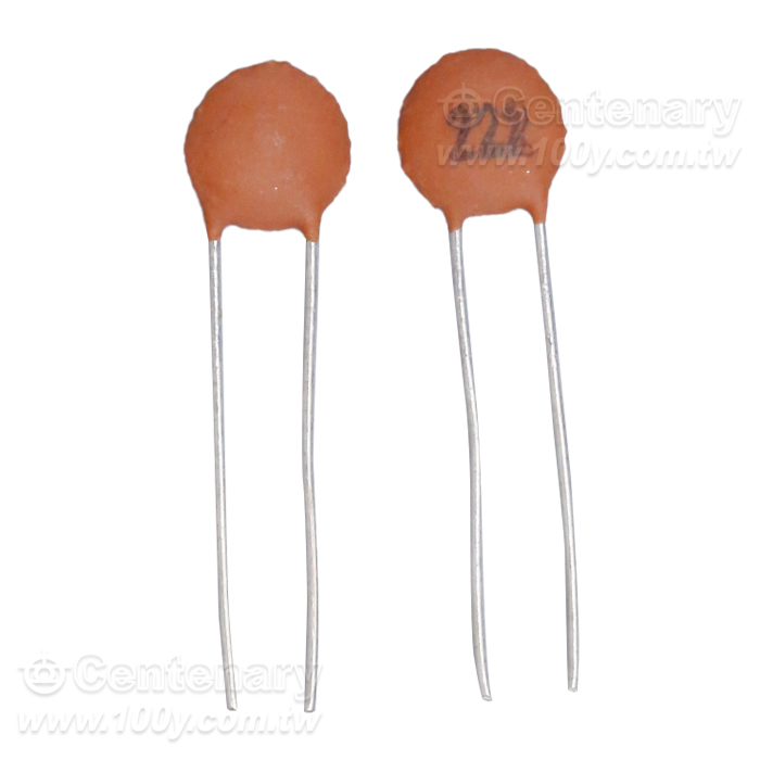 0.0022uF Radial Ceramic Disc Capacitor - 165465 Product Image