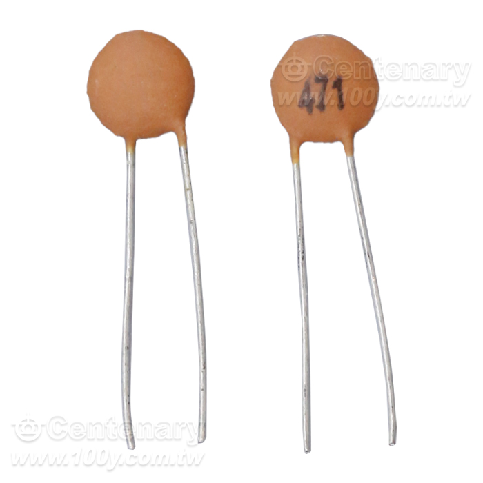 470PF  Radial Ceramic Disc Capacitor - 165474 Product Image