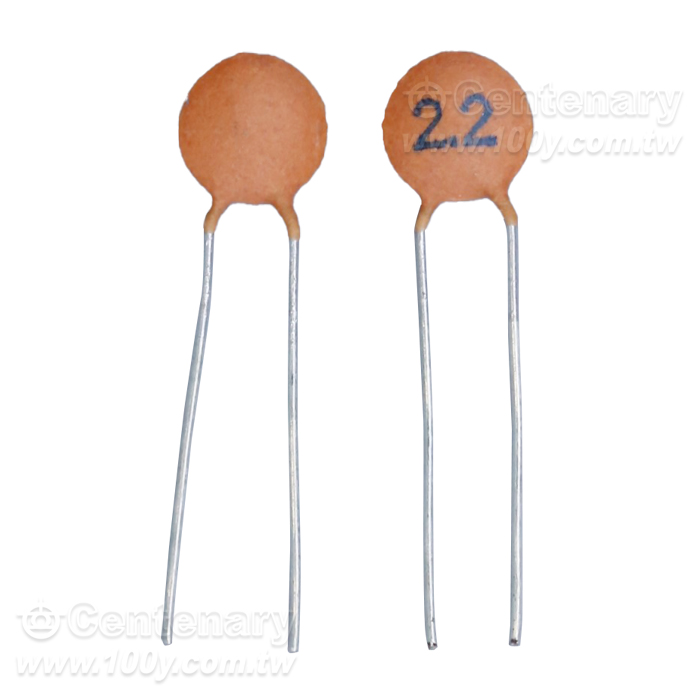 22PF  Radial Ceramic Disc Capacitor - 165484 Product Image