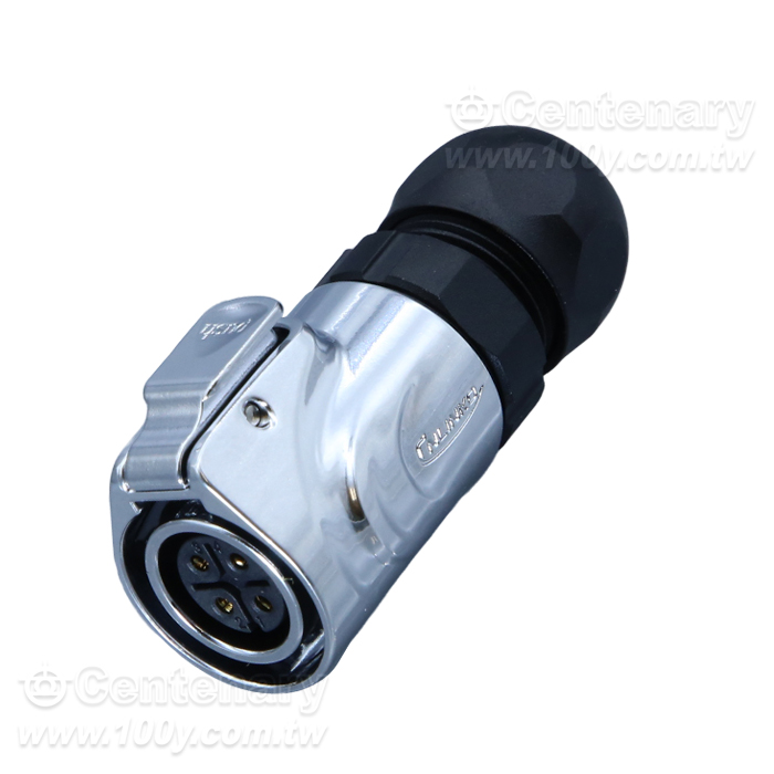 Cnlinko  LP16 metal 4-core flange female plug - 165608 Product Image