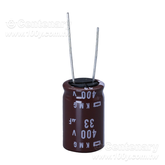 NCC KMG-33uF/400V  Aluminum Electrolytic Capacitor - 165548 Product Image