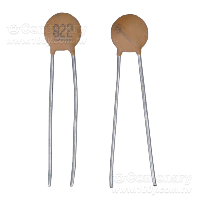 8200pF/50V Radial Ceramic Disc Capacitor - 165604 Product Image