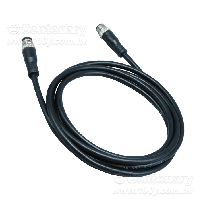 Straight Needle In The First Four Male Head _M12 Waterproof Sensor Cable - 165819 Product Image