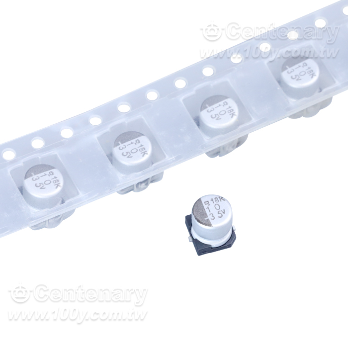 SMD電解電容 10uF/35V 5*5mm - 165997 產品圖片