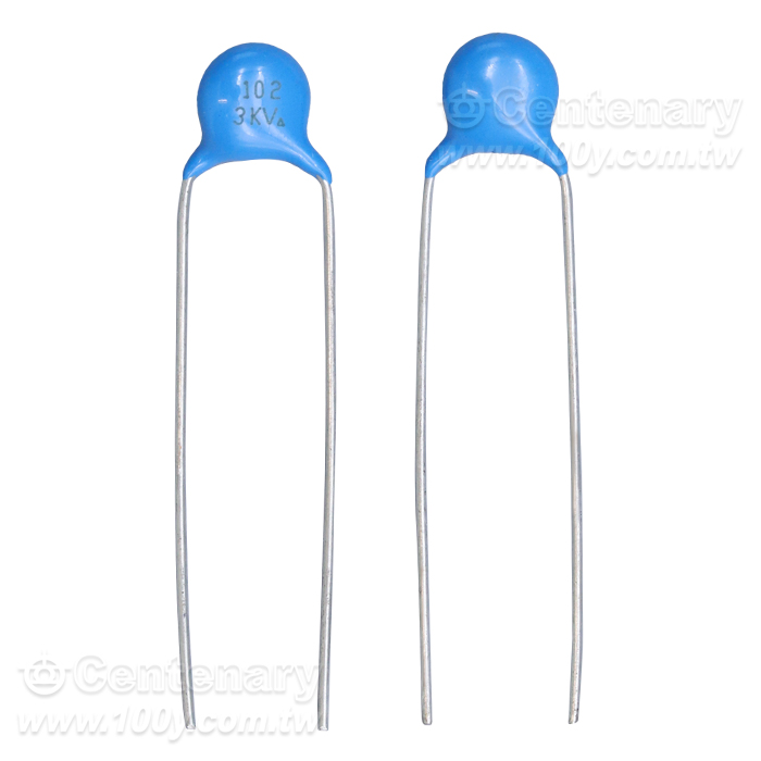 高壓陶瓷電容 0.001uF(1000pF)(1nF) 3KV ±20% - 166014 產品圖片
