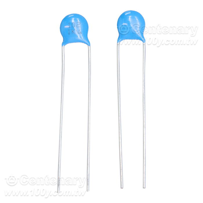高壓陶瓷電容 0.001uF(1000pF)(1nF) 1KV ±20% - 166019 產品圖片