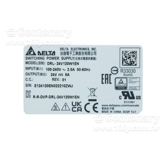 120W/24V LYTE導軌式電源供應器 - 144154 產品圖片
