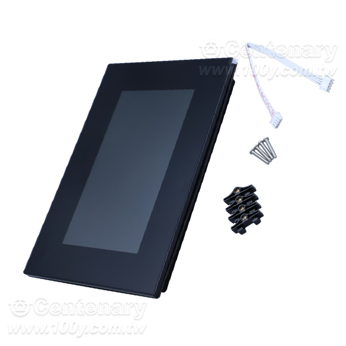 觸摸7寸 TFT LCD  (RTC IO 232/TTL 串口顯示幕)電容 - 165954 產品圖片