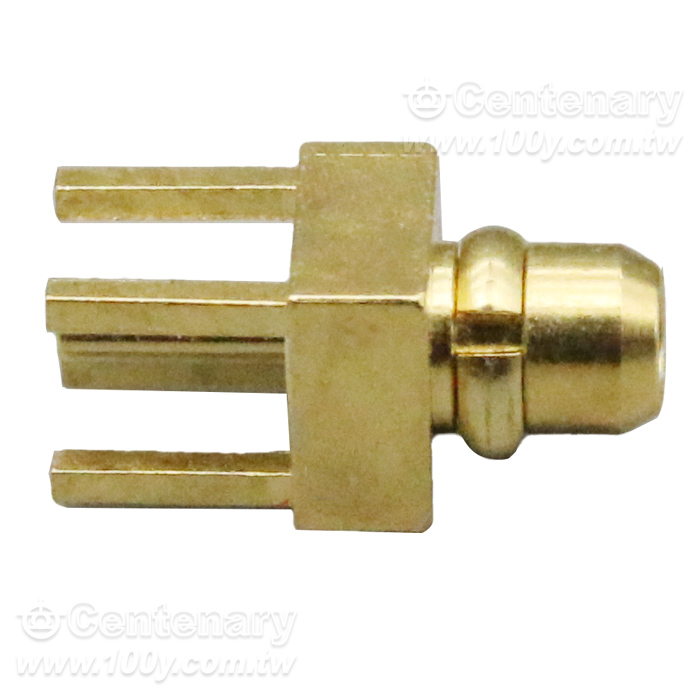 MMCX Plug PCB Mount With Round Contact - 98251 Product Image