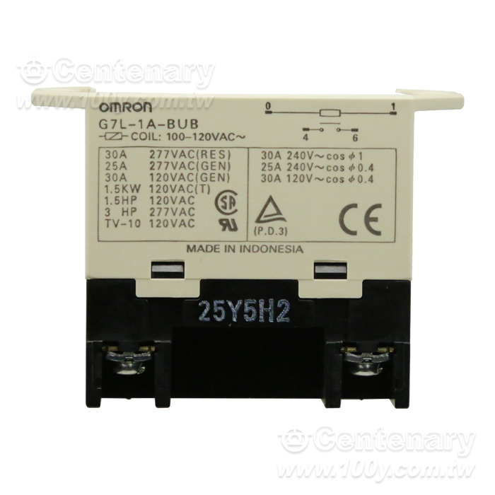 OMRON_繼電器AC 100-120VAC - 165887 產品圖片