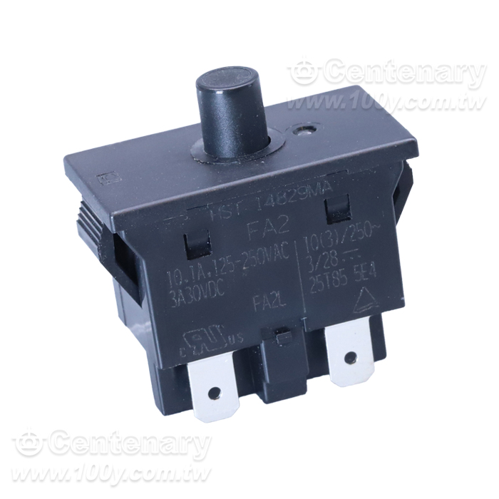 復位開關 4腳     250AC/10A - 166156 產品圖片