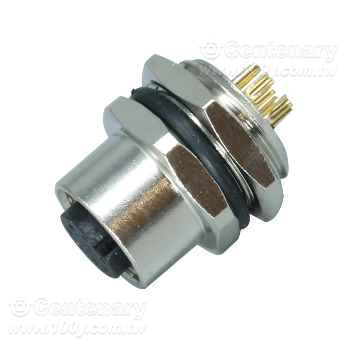 M12 Female Socket_M12 Sensor Waterproof Connector - 166101 Product Image