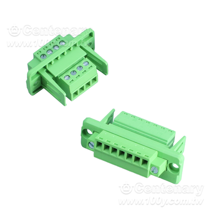 12P 公/母對接頭帶法蘭 P:3.81MM - 166158 產品圖片