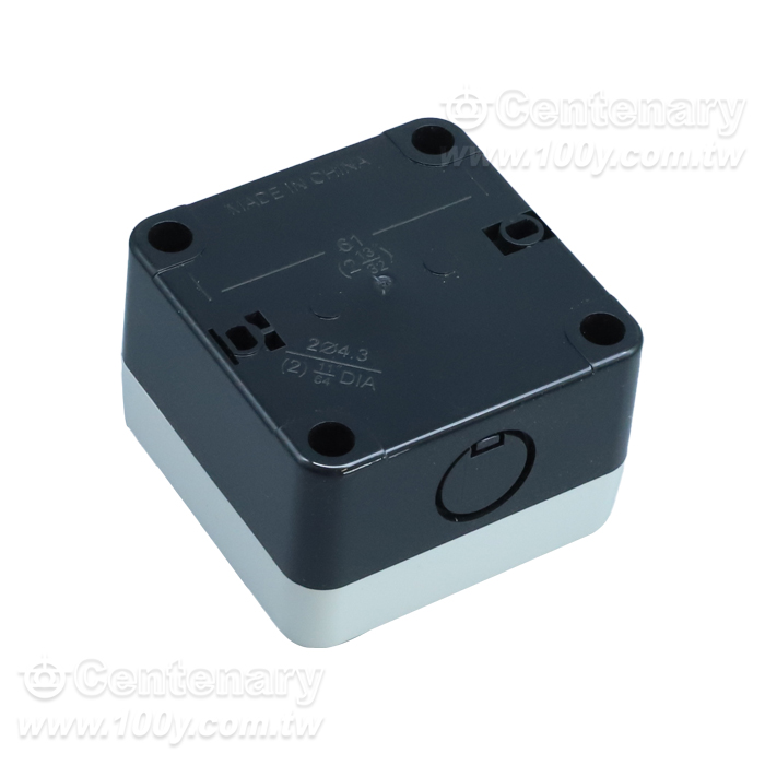 1孔塑料按鈕盒 - 166262 產品圖片