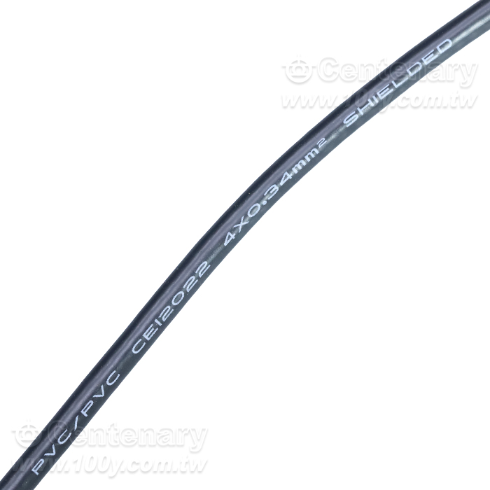 Straight needle in the first four male head _M12 waterproof sensor cable - 166122 Product Image