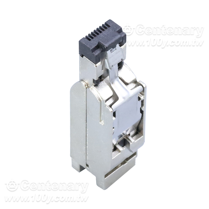 RJ45水晶頭 4芯水晶頭180°直頭 - 166344 產品圖片