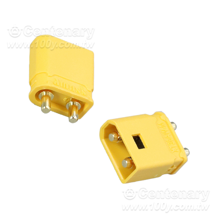 XT30 Waterproof Plug with Lock, Male, High Current 20A - 166350 Product Image