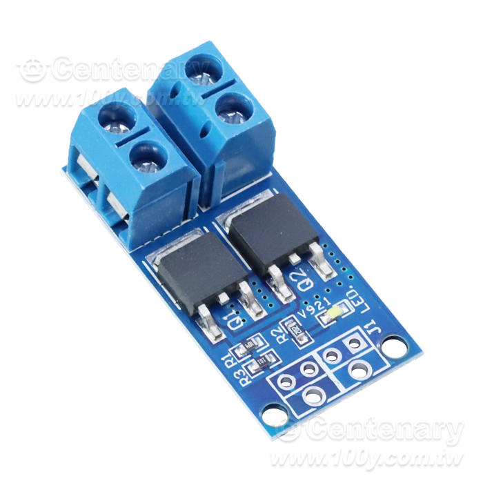 大功率MOS管 場效應管 觸發開關驅動模組DC 5V-36V - 166361 產品圖片