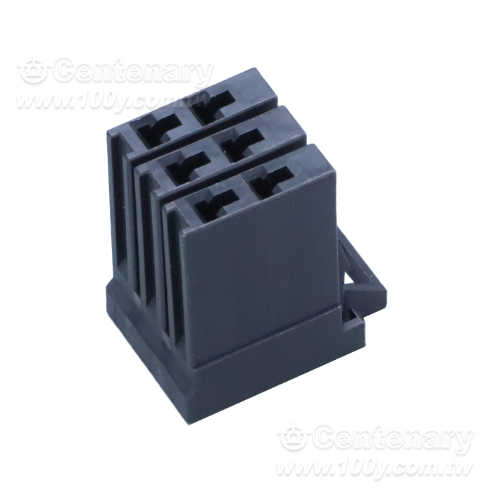TE AMP_DYNAMIC D-3500 REC HSG 6P Connector - 166297 Product Image
