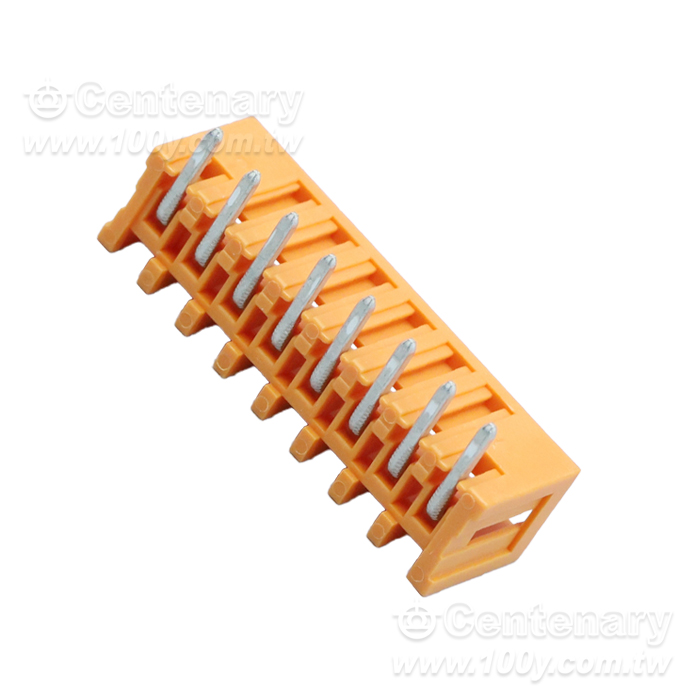 8P針型插座  彎角90°  P:3.81MM - 154060 產品圖片
