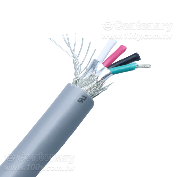 UL2464 22AWG-4C雙層屏蔽(銅網+鋁箔) - 157685 產品圖片