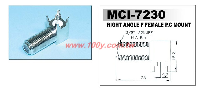F Crimp Plug