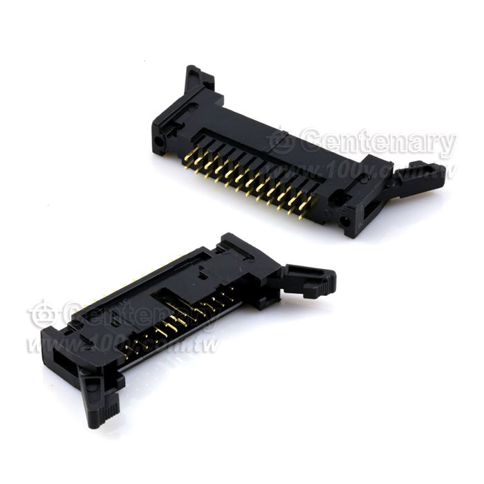 2.54mm 180° Male Headers (Side Latch)