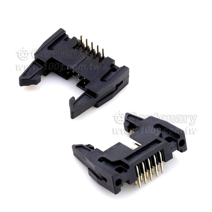 60P IDC牛角公座  90°  P:2.54mm