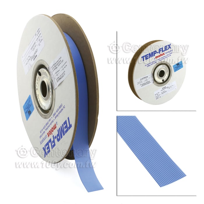 28AWG 耐高溫鍍銀排線 10P