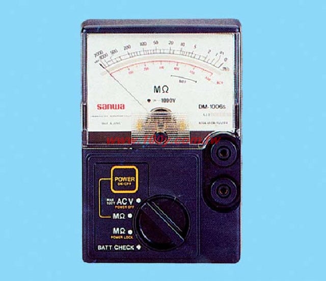 SANWA_Analog Milliohm Meter