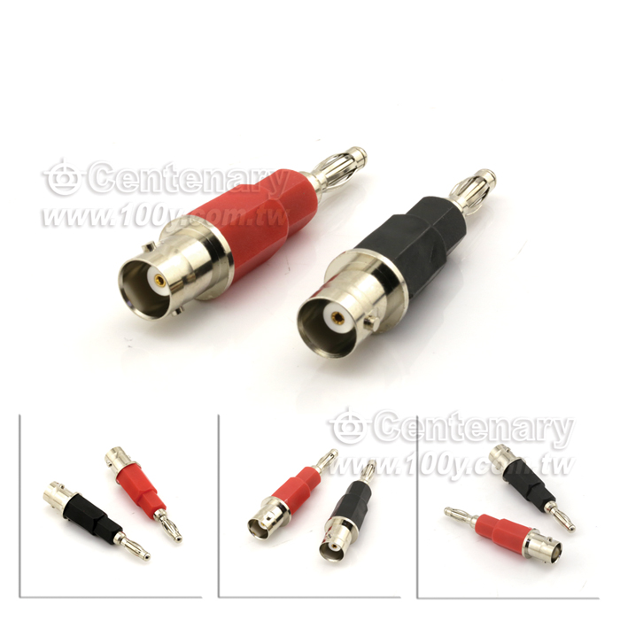 BNC Standard To Banana Plug-Black - 4243 Product Image