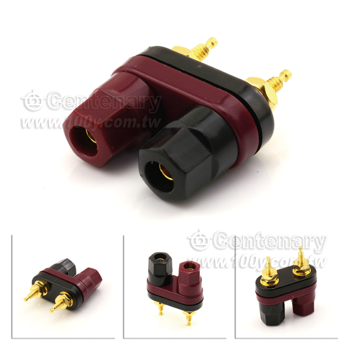 20A Double Binding Post- Dual Banana(Gold Plated) - 7692 Product Image