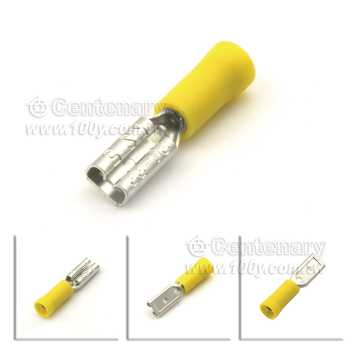 75℃ VINYL-FULLY INSULATED FEMALE DISCONNECTORS - 6465 Product Image