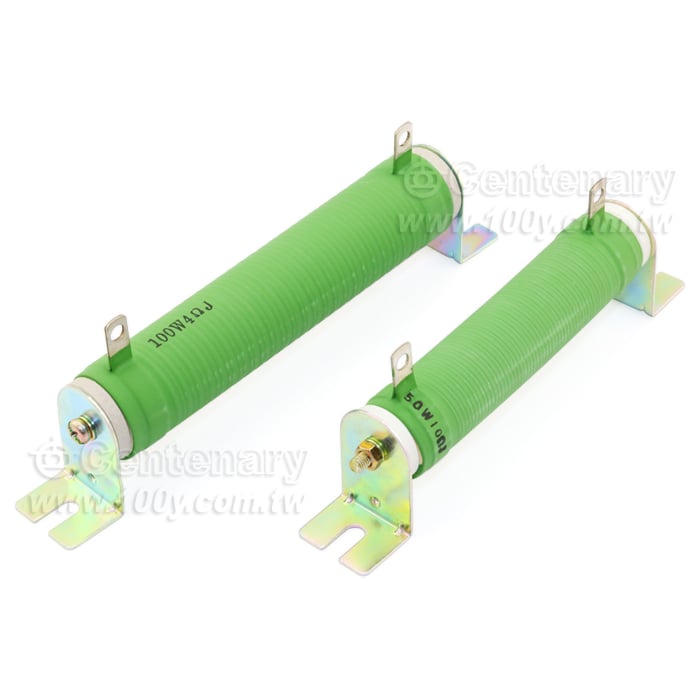 繞線電阻 100W 8ohm ±5% (固定式)帶支架 瓷管批釉【無鉛】