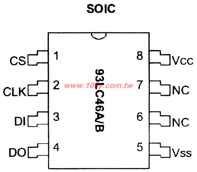 1K Microwire-Compatible Serial EERPOM
