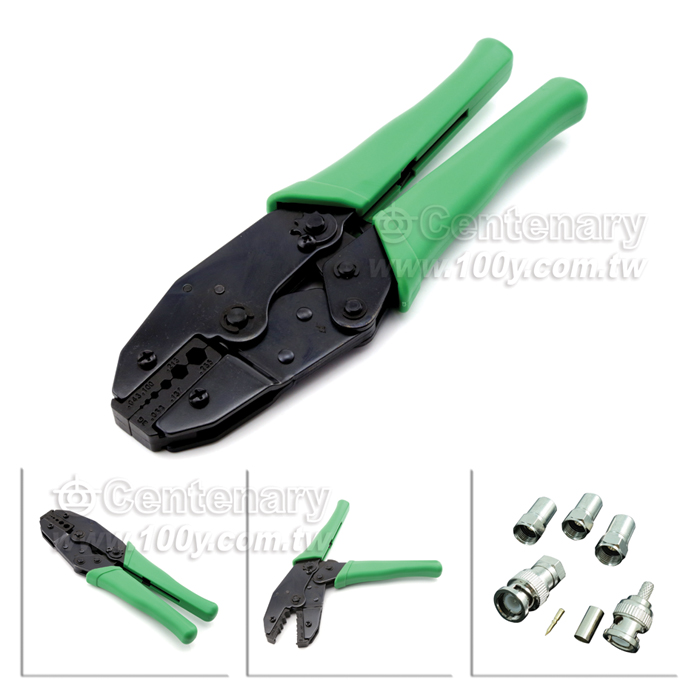 Ratcheted RF Crimp Tool