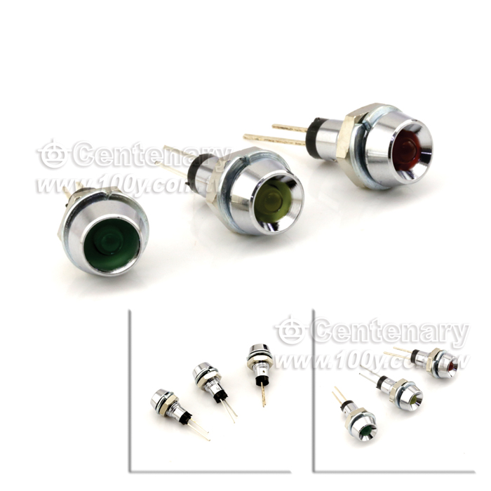 黃色 M6 LED指示燈Φ3mm 2V - 8159 產品圖片