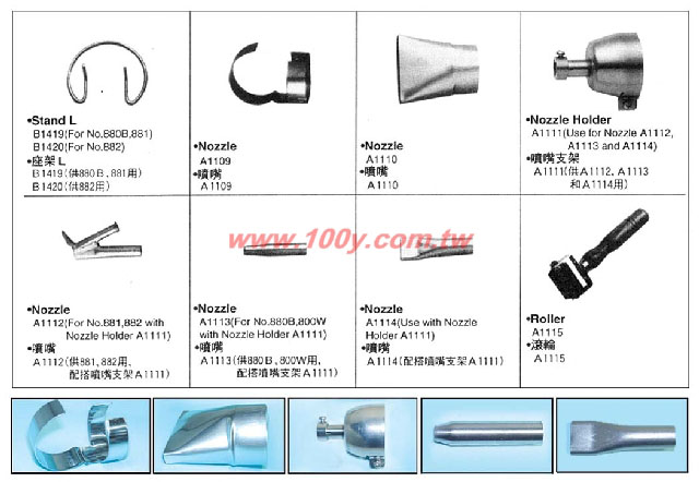 熱風槍用熱風頭 - 66792 產品圖片