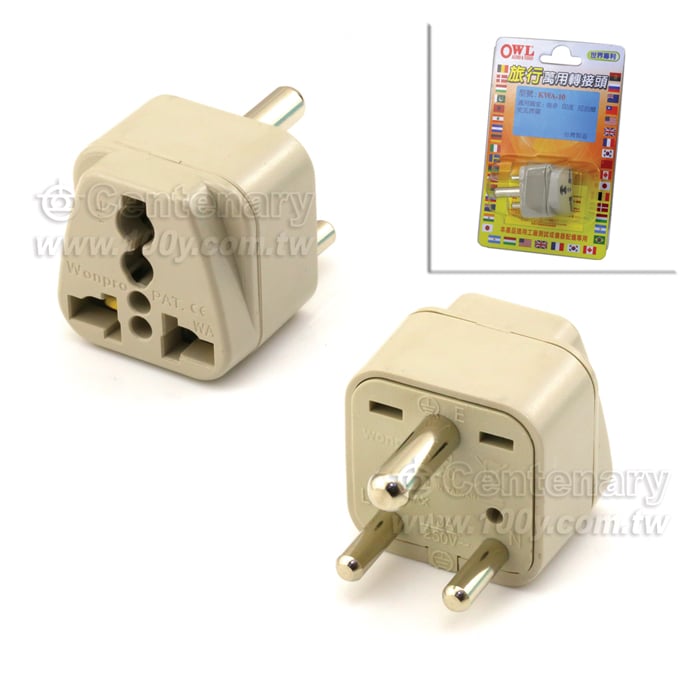 英.新馬.中東插(圓腳) 10A/250V