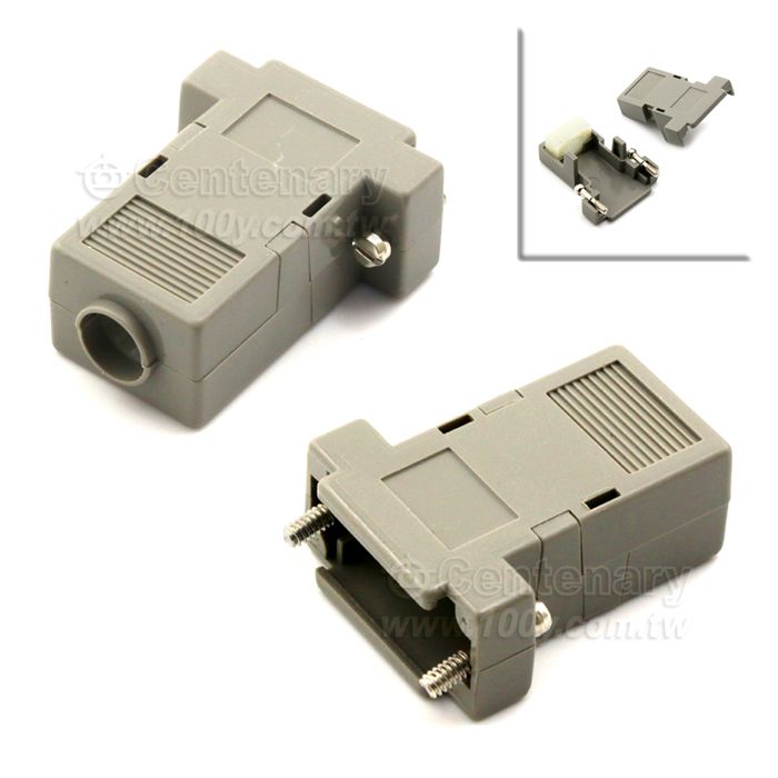 D-Subminiature Connector Hoods-Plastic  (9 Pins) - 15860 Product Image