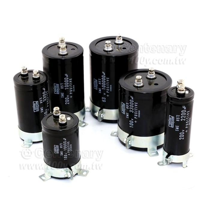 NIPPON_2200uF/400V Screw Terminal Standard Large Can Capacitor - 49840 Product Image