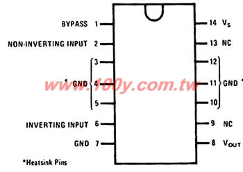 2.5W Audio Power Amplifier