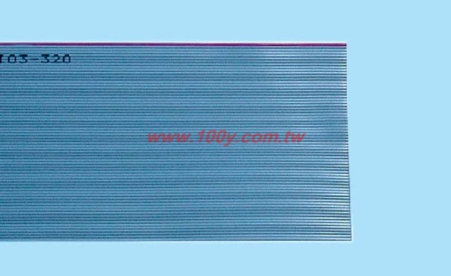 28AWG 平電纜 10P/1.27mm