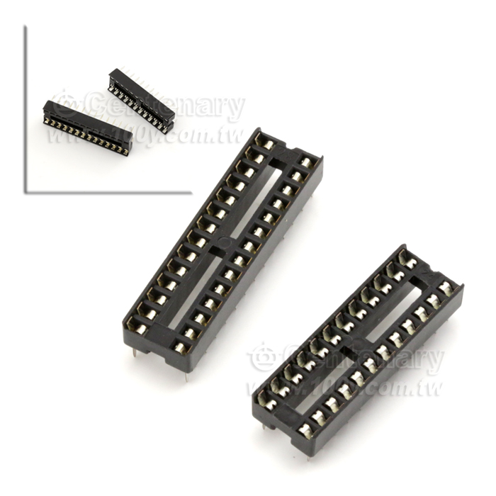 Solder Tail Low Profile Tin Plated IC Socket - 3319 Product Image