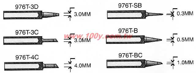 台製烙鐵頭 For:SR-976 - 28733 產品圖片