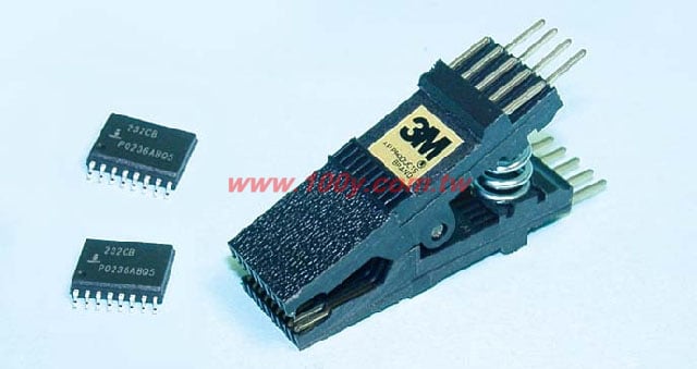 20Pins 寬SOIC 測試夾